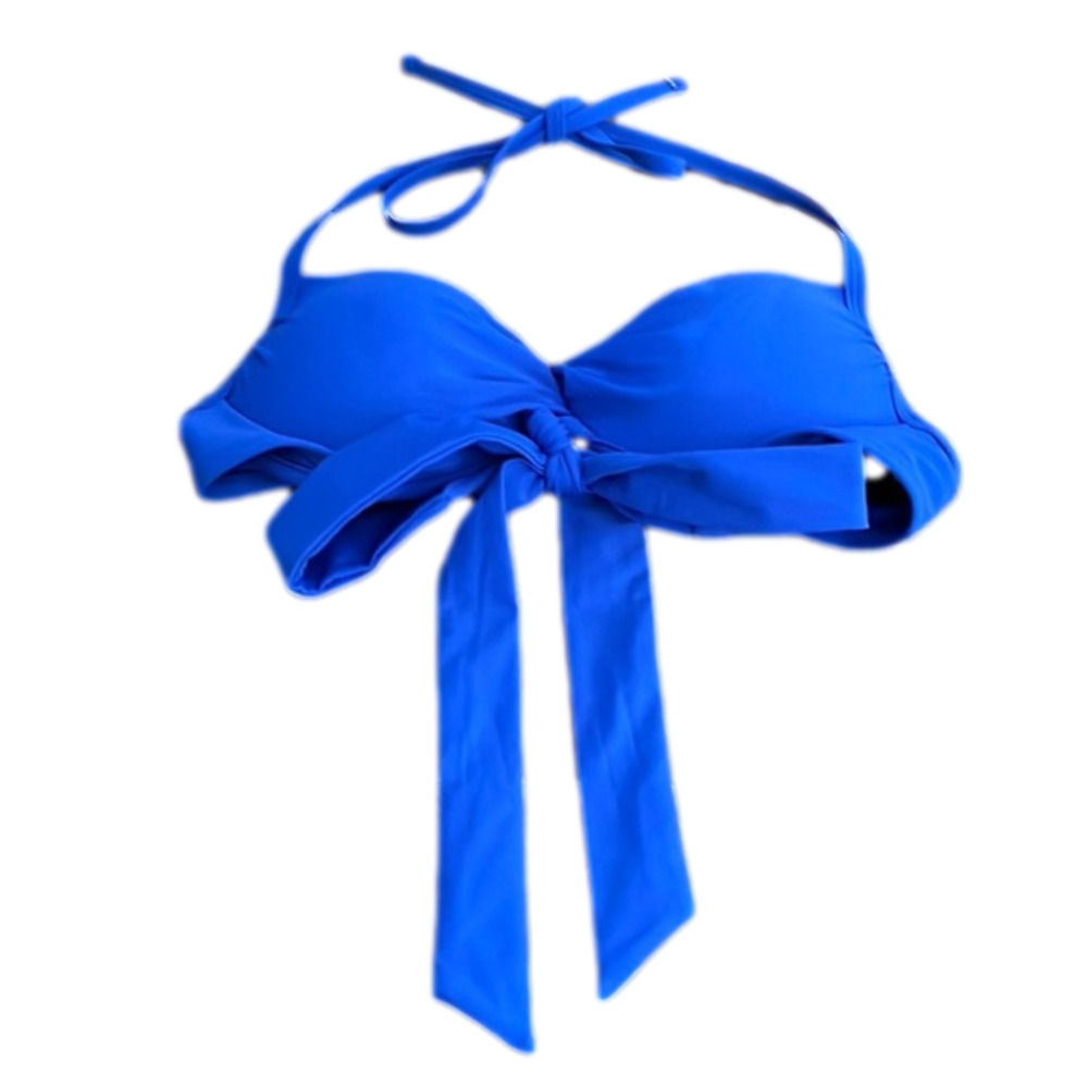 𝅺xhilaration Bikini top, Cobalt Blue, size medium, in good condition